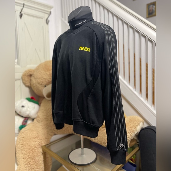 Like New Men’s Small/Women’s Medium Adidas X Alexander Wang Bodysweater In Black - Picture 8 of 15